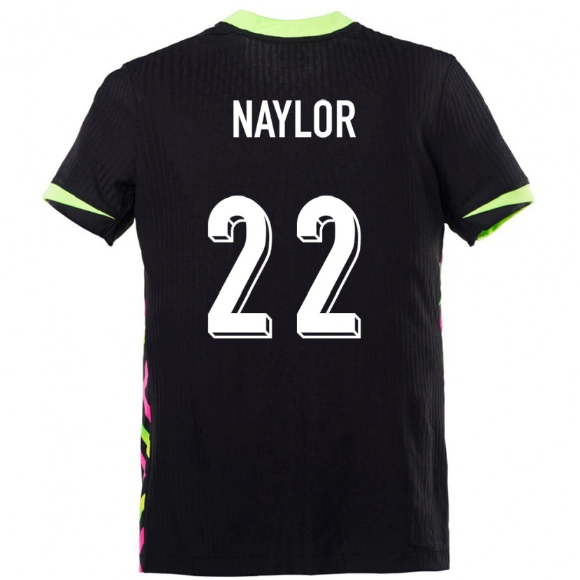 Danxen Kvinder Australien Max Naylor #22 Mørkeblå Udebane Spillertrøjer 24-26 Trøje T-Shirt