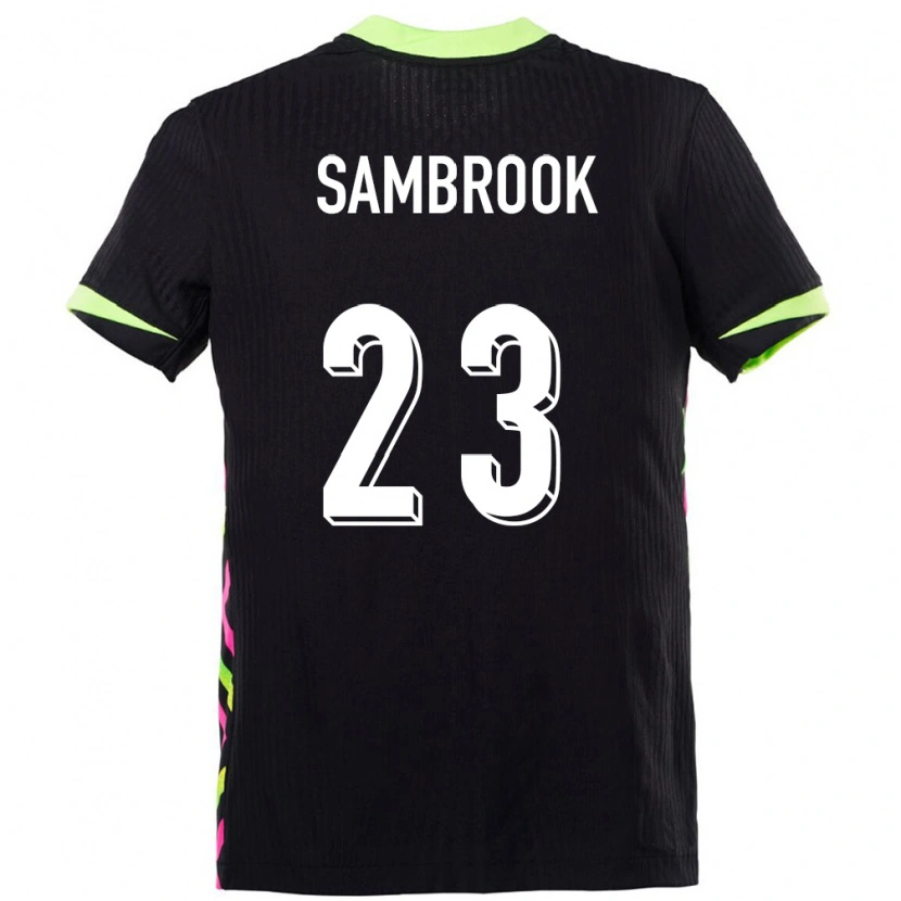 Danxen Kvinder Australien Logan Sambrook #23 Mørkeblå Udebane Spillertrøjer 24-26 Trøje T-Shirt