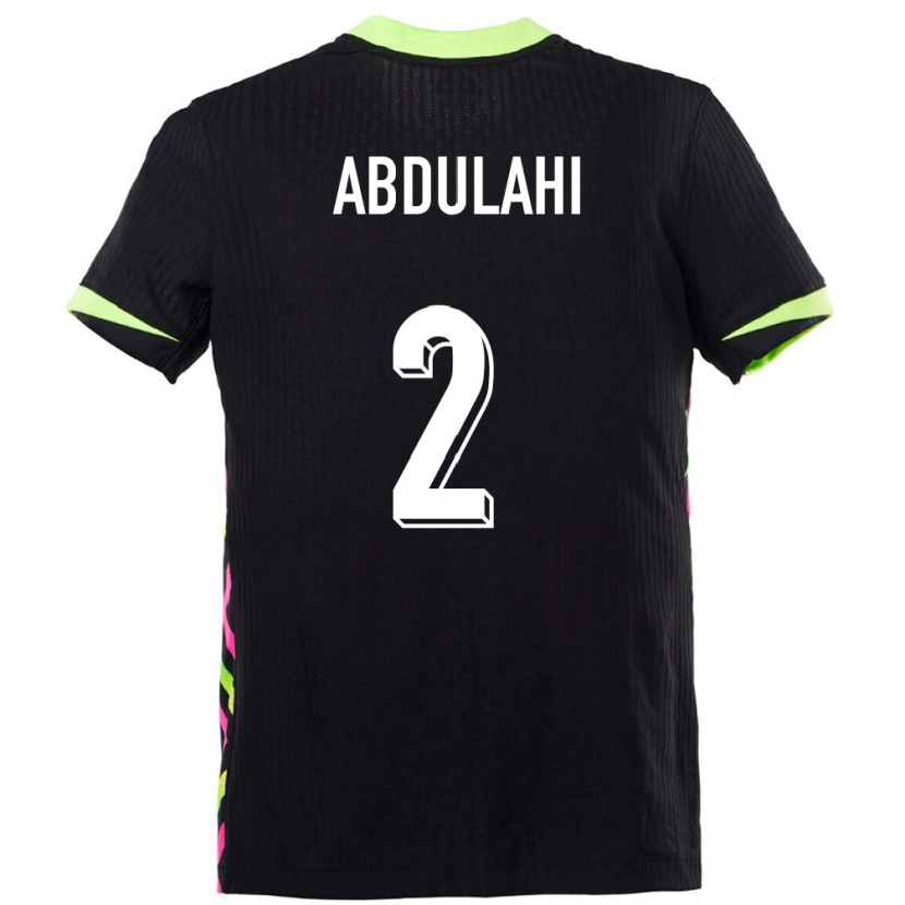 Danxen Kvinder Australien Idrus Abdulahi #2 Mørkeblå Udebane Spillertrøjer 24-26 Trøje T-Shirt