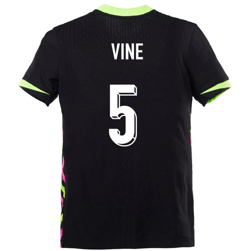 Danxen Kvinder Australien Cortnee Vine #5 Mørkeblå Udebane Spillertrøjer 24-26 Trøje T-Shirt
