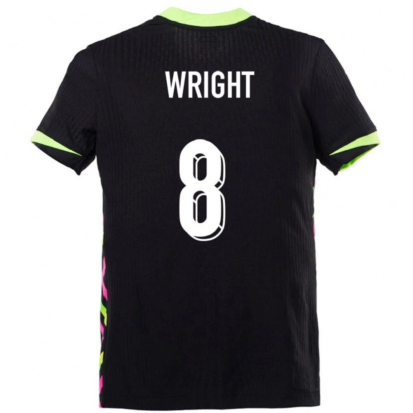 Danxen Kvinder Australien Bailey Wright #8 Mørkeblå Udebane Spillertrøjer 24-26 Trøje T-Shirt
