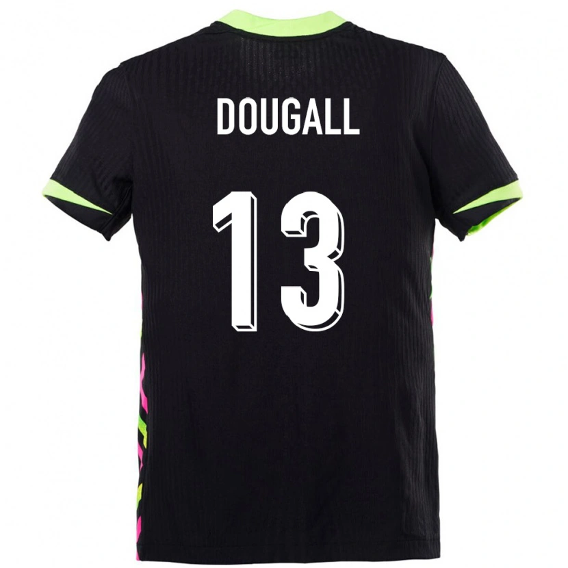 Danxen Kvinder Australien Kenny Dougall #13 Mørkeblå Udebane Spillertrøjer 24-26 Trøje T-Shirt