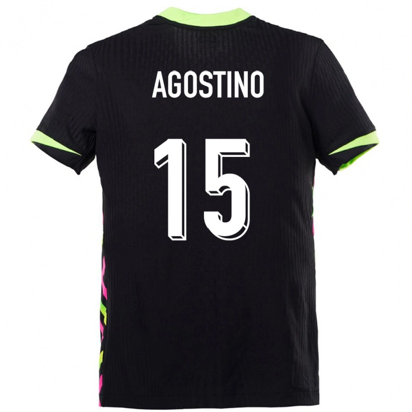 Danxen Kvinder Australien Nick D'agostino #15 Mørkeblå Udebane Spillertrøjer 24-26 Trøje T-Shirt