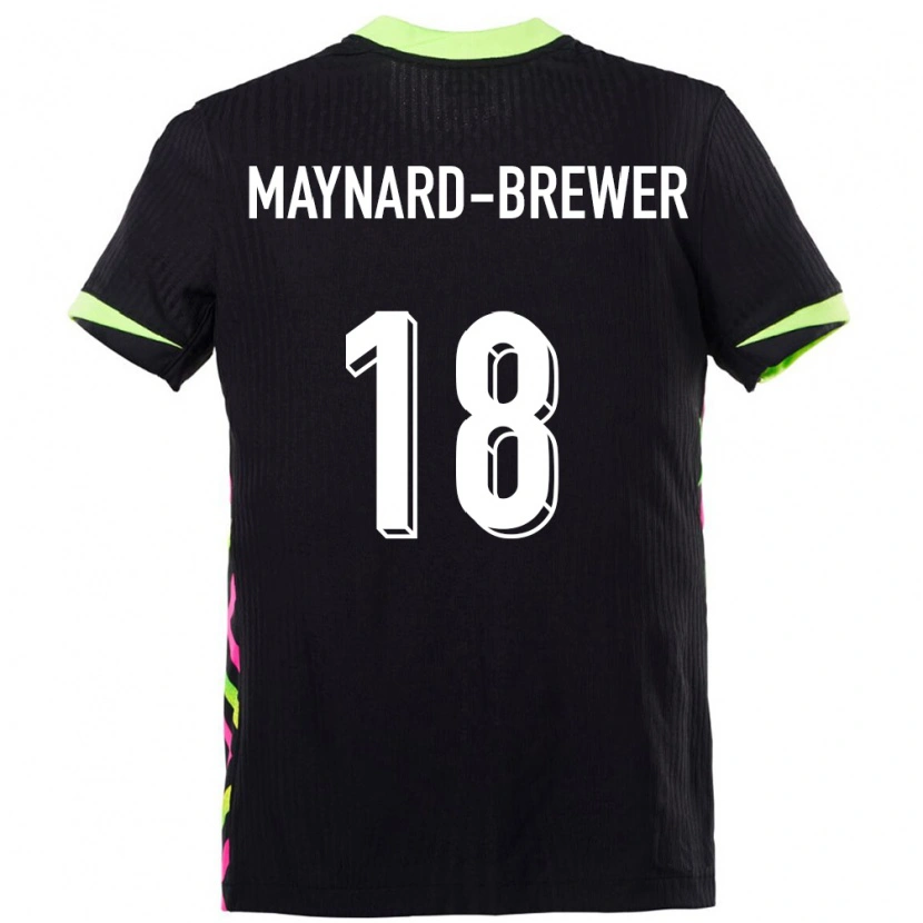 Danxen Kvinder Australien Ashley Maynard Brewer #18 Mørkeblå Udebane Spillertrøjer 24-26 Trøje T-Shirt