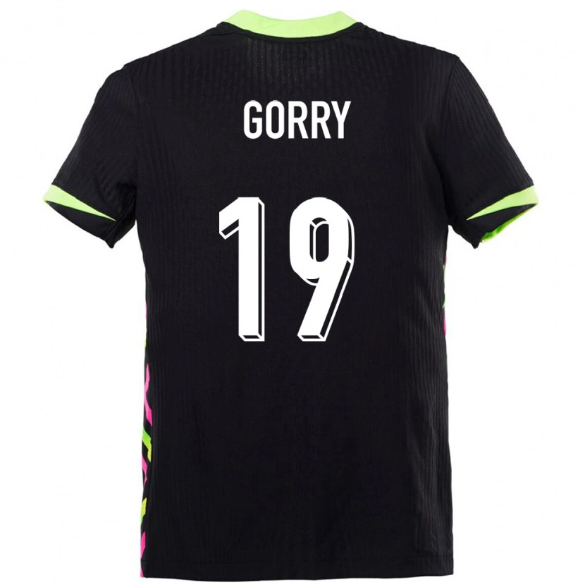 Danxen Kvinder Australien Katrina Gorry #19 Mørkeblå Udebane Spillertrøjer 24-26 Trøje T-Shirt