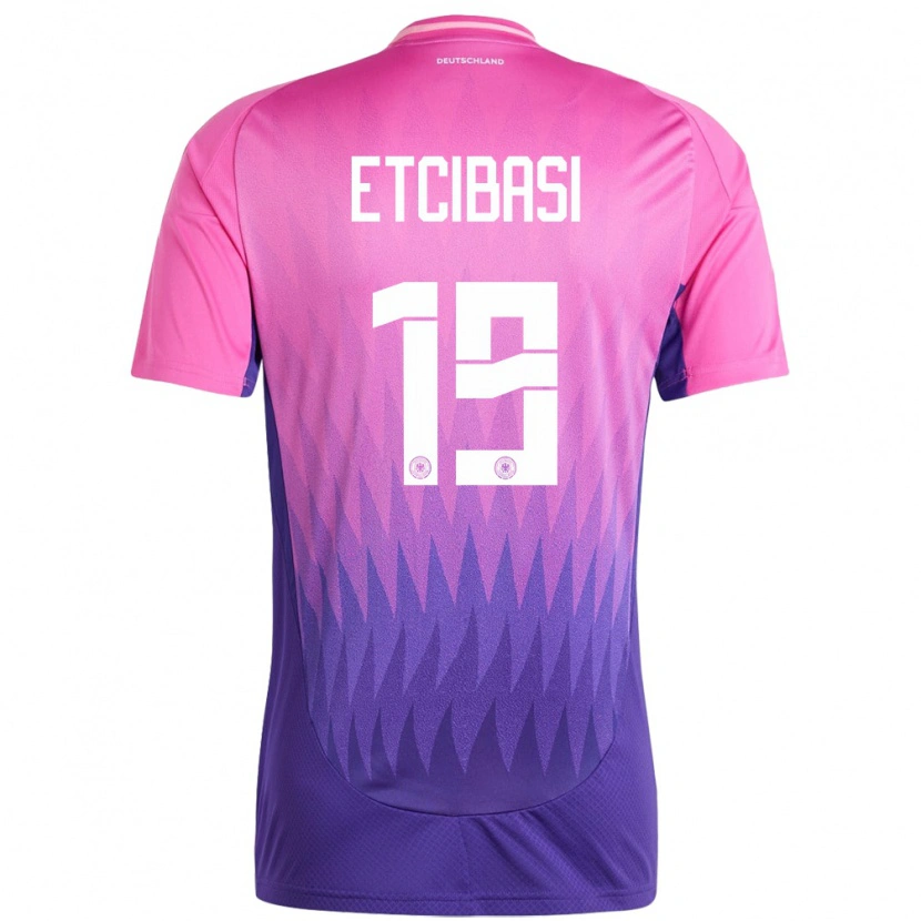 Danxen Kvinder Tyskland Taycan Etcibasi #19 Pink Lilla Udebane Spillertrøjer 24-26 Trøje T-Shirt