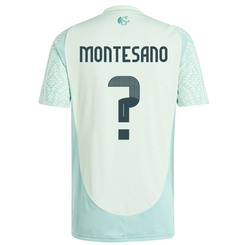 Danxen Kvinder Mexico Jesús Montesano #0 Linen Grøn Udebane Spillertrøjer 24-26 Trøje T-Shirt