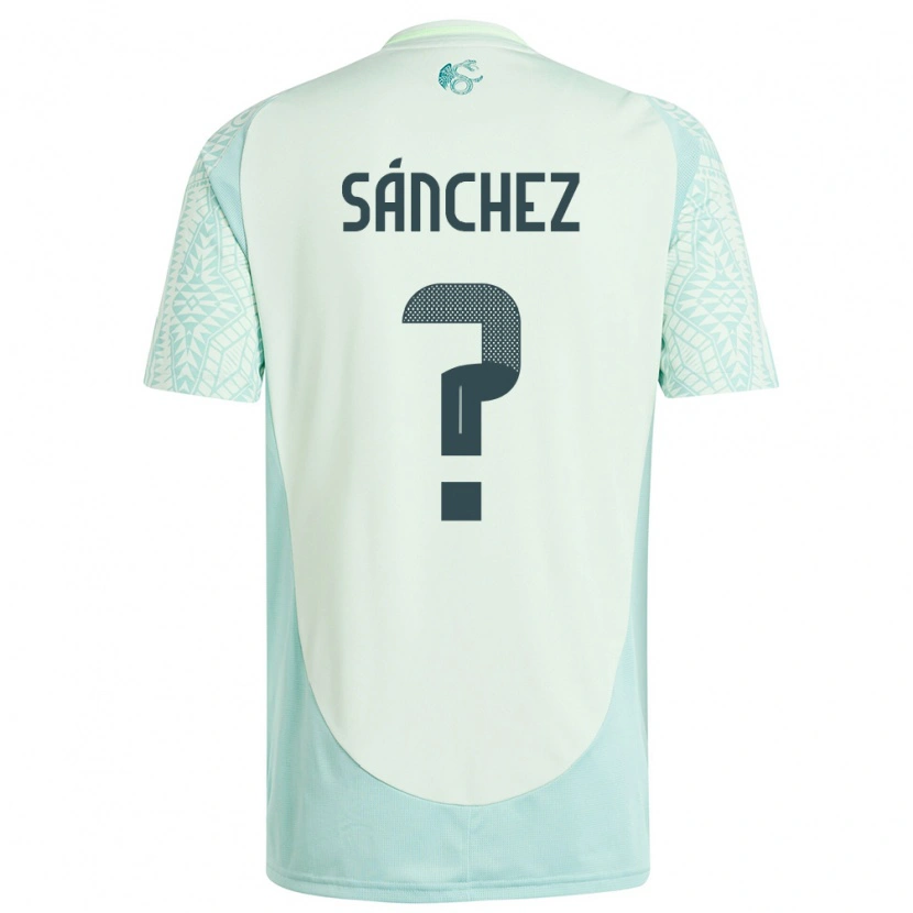 Danxen Kvinder Mexico Oswaldo Sánchez #0 Linen Grøn Udebane Spillertrøjer 24-26 Trøje T-Shirt