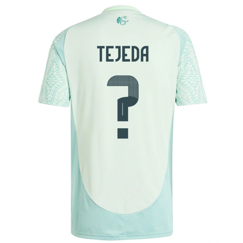 Danxen Kvinder Mexico Saulo Tejeda #0 Linen Grøn Udebane Spillertrøjer 24-26 Trøje T-Shirt