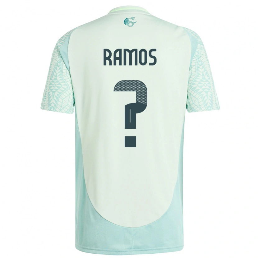 Danxen Kvinder Mexico Luis Ramos #0 Linen Grøn Udebane Spillertrøjer 24-26 Trøje T-Shirt