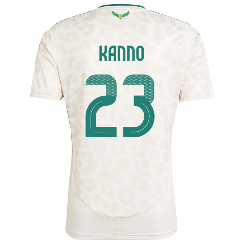 Danxen Kvinder Saudi-Arabien Mohamed Kanno #23 Hvid Udebane Spillertrøjer 24-26 Trøje T-Shirt