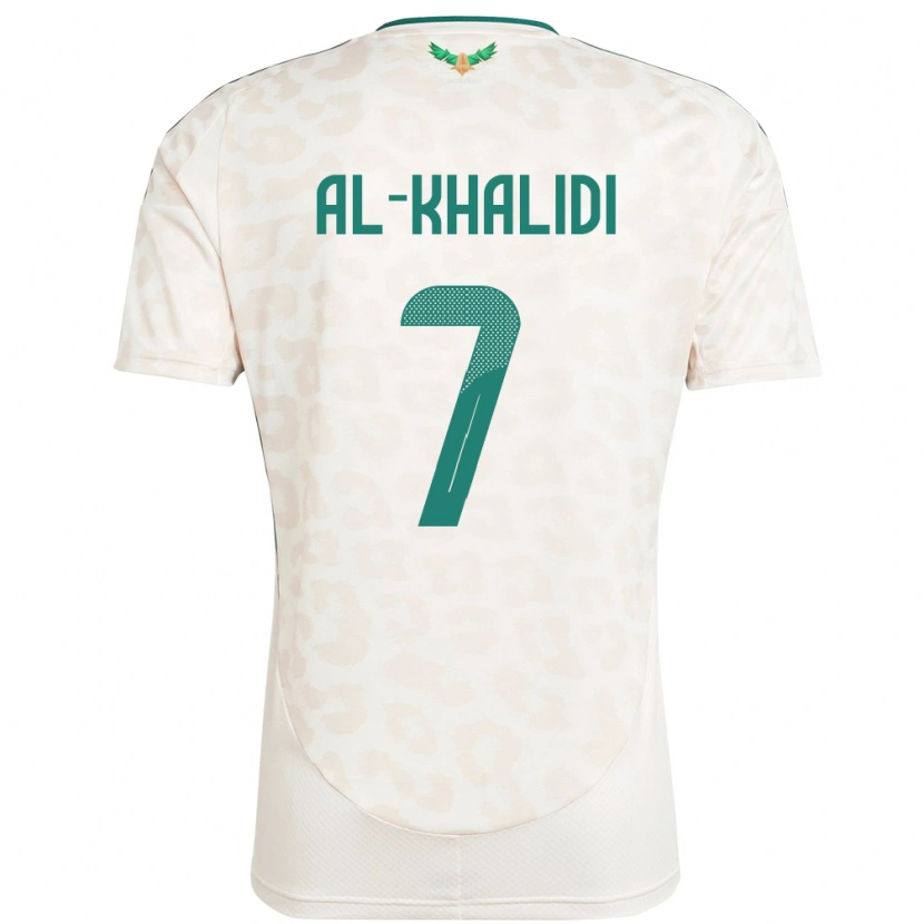 Danxen Kvinder Saudi-Arabien Tamim Al-Khalidi #7 Hvid Udebane Spillertrøjer 24-26 Trøje T-Shirt
