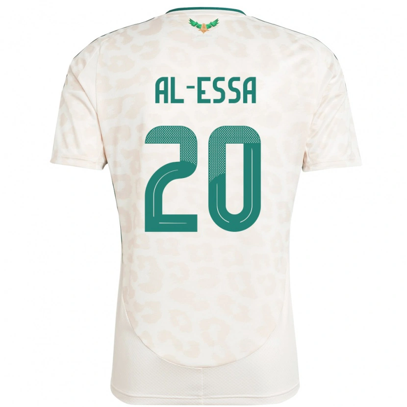 Danxen Kvinder Saudi-Arabien Karam Al-Essa #20 Hvid Udebane Spillertrøjer 24-26 Trøje T-Shirt