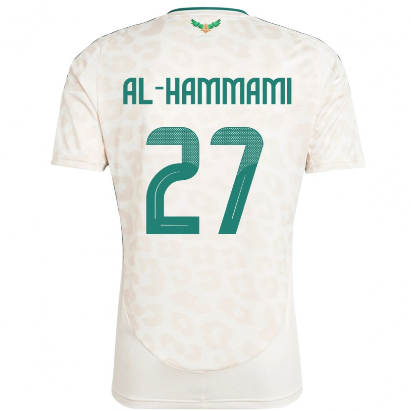 Danxen Kvinder Saudi-Arabien Hammam Al-Hammami #27 Hvid Udebane Spillertrøjer 24-26 Trøje T-Shirt