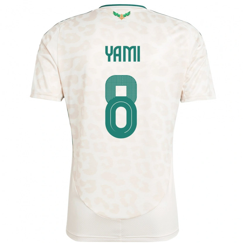 Danxen Kvinder Saudi-Arabien Riyadh Yami #8 Hvid Udebane Spillertrøjer 24-26 Trøje T-Shirt