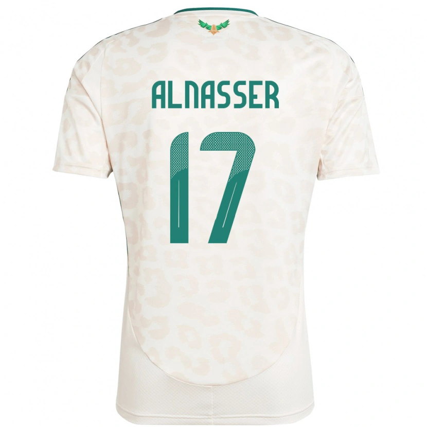 Danxen Kvinder Saudi-Arabien Saad Alnasser #17 Hvid Udebane Spillertrøjer 24-26 Trøje T-Shirt