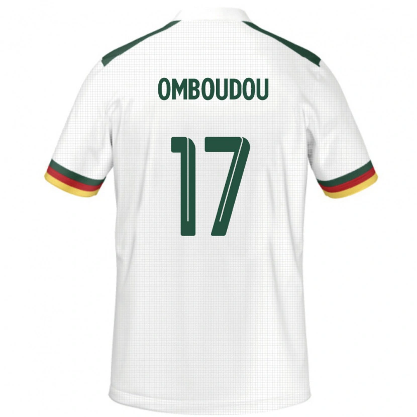 Danxen Kvinder Cameroun Brigitte Omboudou #17 Hvid Udebane Spillertrøjer 24-26 Trøje T-Shirt