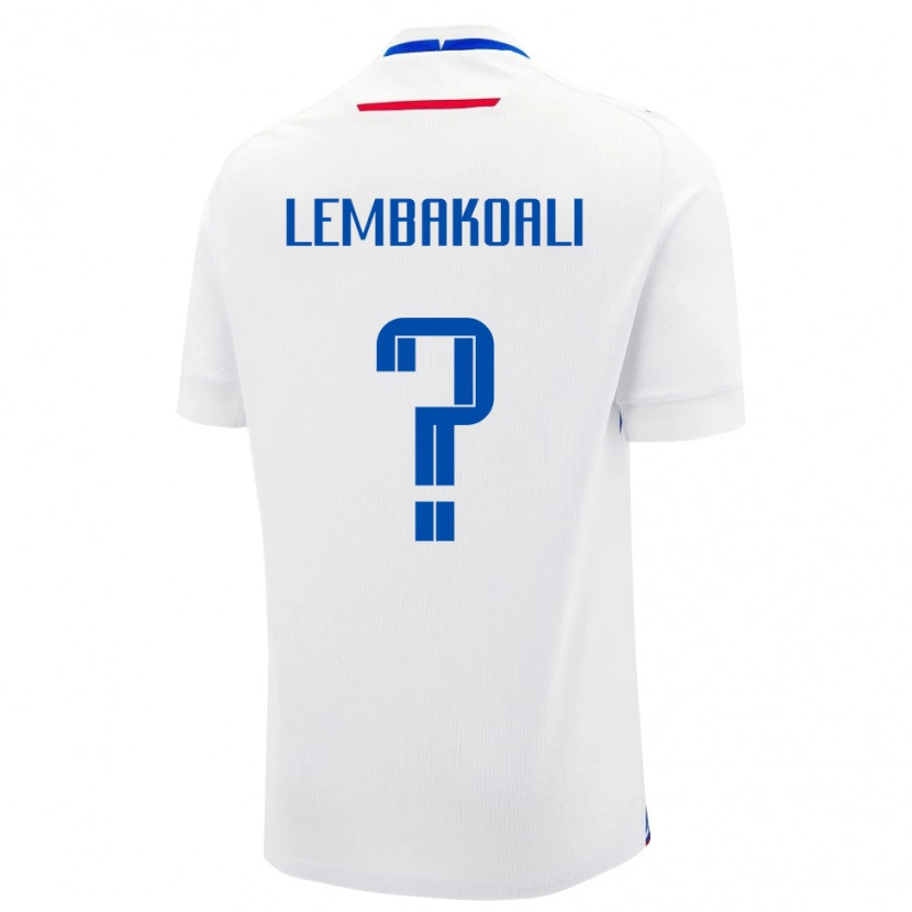 Danxen Kvinder Slovakiet Alan Lembakoali #0 Hvid Udebane Spillertrøjer 24-26 Trøje T-Shirt