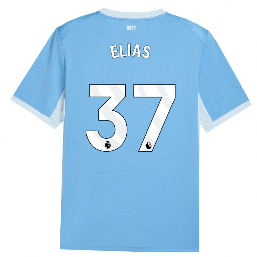 Danxen Kvinder Allan Andrade Elias #37 Lyshimmelblå Hvid Hjemmebane Spillertrøjer 2026/27 Trøje T-Shirt
