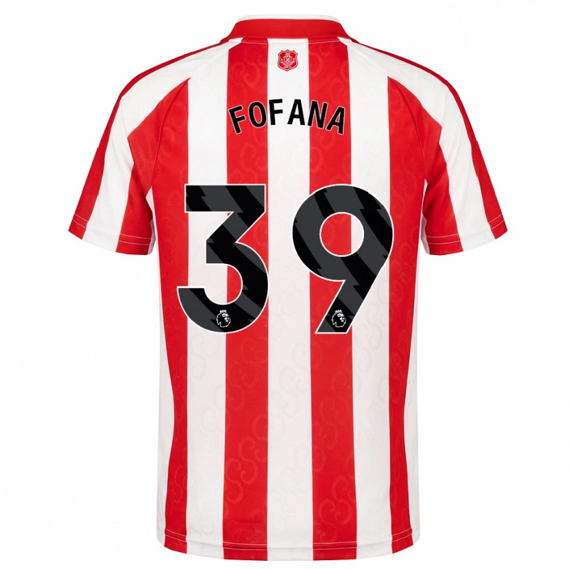 Danxen Kvinder Malick Fofana #39 Rød Hvid Sort Hjemmebane Spillertrøjer 2026/27 Trøje T-Shirt