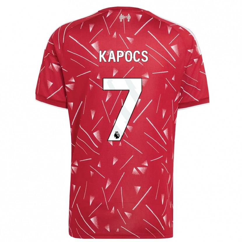 Danxen Kvinder Cornelia Kapocs #7 Hvid Rød Hjemmebane Spillertrøjer 2026/27 Trøje T-Shirt