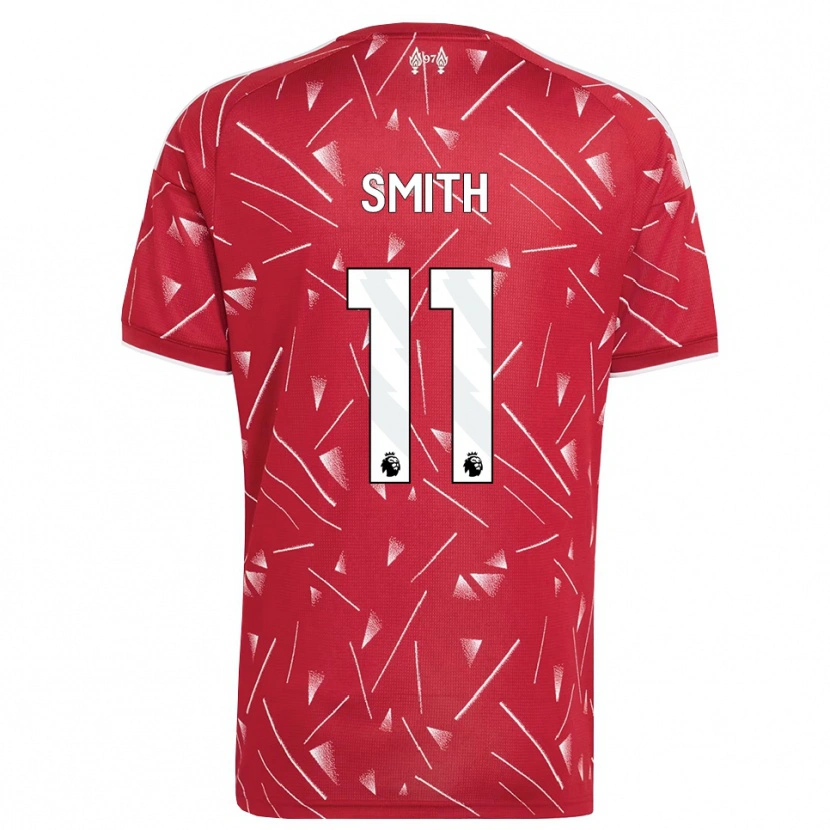 Danxen Kvinder Olivia Smith #11 Hvid Rød Hjemmebane Spillertrøjer 2026/27 Trøje T-Shirt