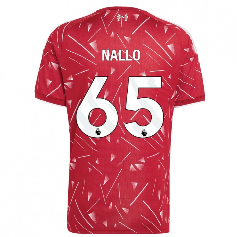 Danxen Kvinder Amara Nallo #65 Hvid Rød Hjemmebane Spillertrøjer 2026/27 Trøje T-Shirt