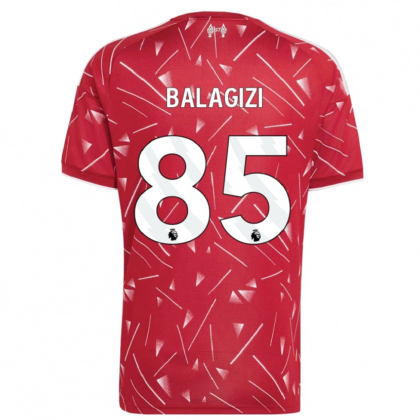 Danxen Kvinder James Balagizi #85 Hvid Rød Hjemmebane Spillertrøjer 2026/27 Trøje T-Shirt