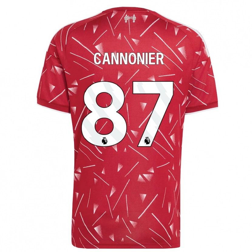 Danxen Kvinder Oakley Cannonier #87 Hvid Rød Hjemmebane Spillertrøjer 2026/27 Trøje T-Shirt