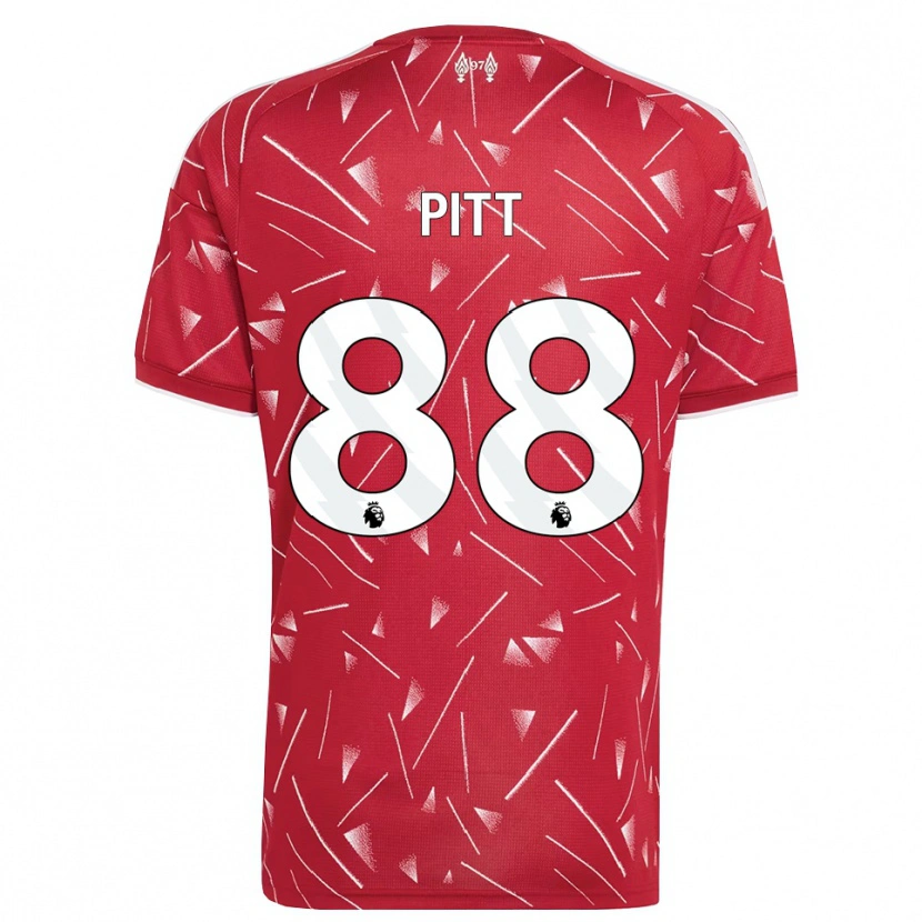 Danxen Kvinder Lucas Pitt #88 Hvid Rød Hjemmebane Spillertrøjer 2026/27 Trøje T-Shirt