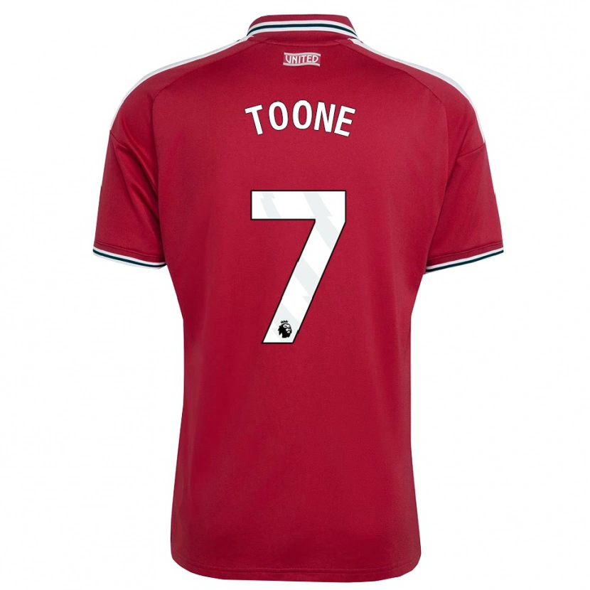 Danxen Kvinder Ella Toone #7 Rød Gul Hvid Hjemmebane Spillertrøjer 2026/27 Trøje T-Shirt