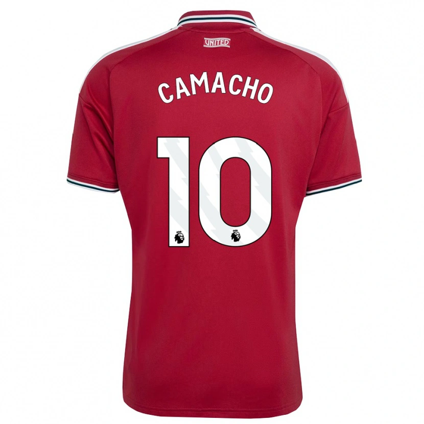Danxen Kvinder Jaume Camacho #10 Rød Gul Hvid Hjemmebane Spillertrøjer 2026/27 Trøje T-Shirt