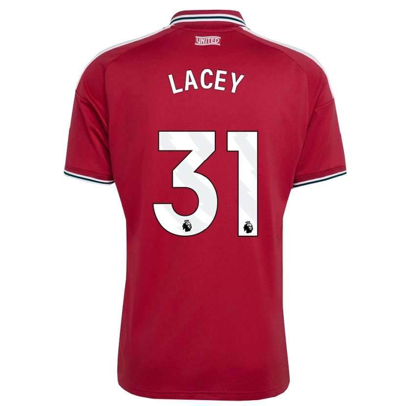 Danxen Kvinder Shea Lacey #31 Rød Gul Hvid Hjemmebane Spillertrøjer 2026/27 Trøje T-Shirt