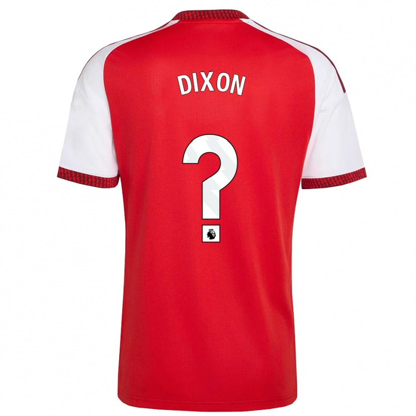 Danxen Kvinder Danny Dixon #0 Rød Hvid Sort Hjemmebane Spillertrøjer 2026/27 Trøje T-Shirt
