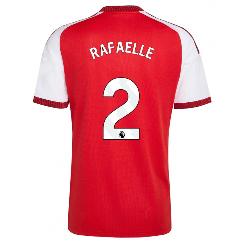 Danxen Kvinder Rafaelle Souza #2 Rød Hvid Sort Hjemmebane Spillertrøjer 2026/27 Trøje T-Shirt