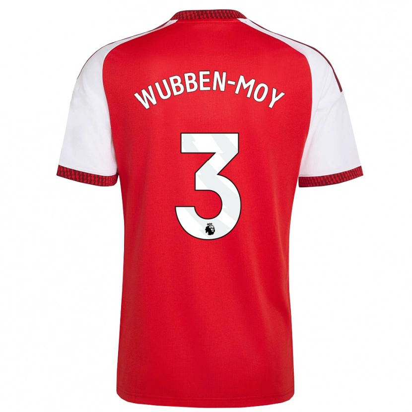 Danxen Kvinder Lotte Wubben-Moy #3 Rød Hvid Sort Hjemmebane Spillertrøjer 2026/27 Trøje T-Shirt