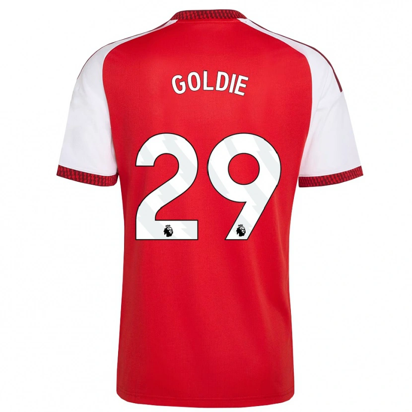 Danxen Kvinder Teyah Goldie #29 Rød Hvid Sort Hjemmebane Spillertrøjer 2026/27 Trøje T-Shirt
