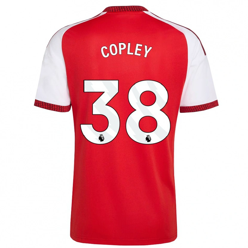 Danxen Kvinder Louie Copley #38 Rød Hvid Sort Hjemmebane Spillertrøjer 2026/27 Trøje T-Shirt