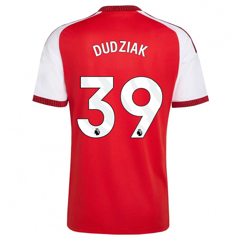 Danxen Kvinder Harrison Dudziak #39 Rød Hvid Sort Hjemmebane Spillertrøjer 2026/27 Trøje T-Shirt