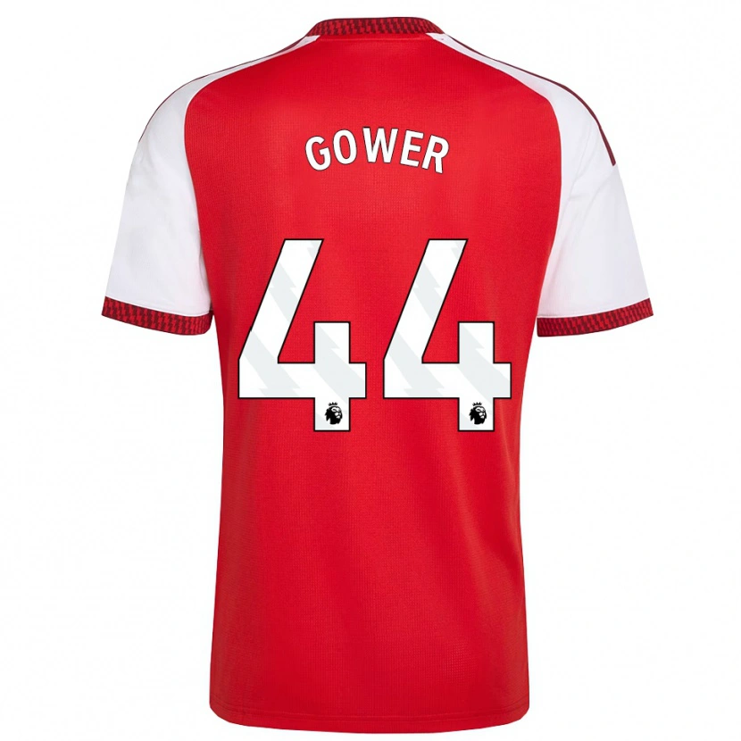 Danxen Kvinder Jimi Gower #44 Rød Hvid Sort Hjemmebane Spillertrøjer 2026/27 Trøje T-Shirt