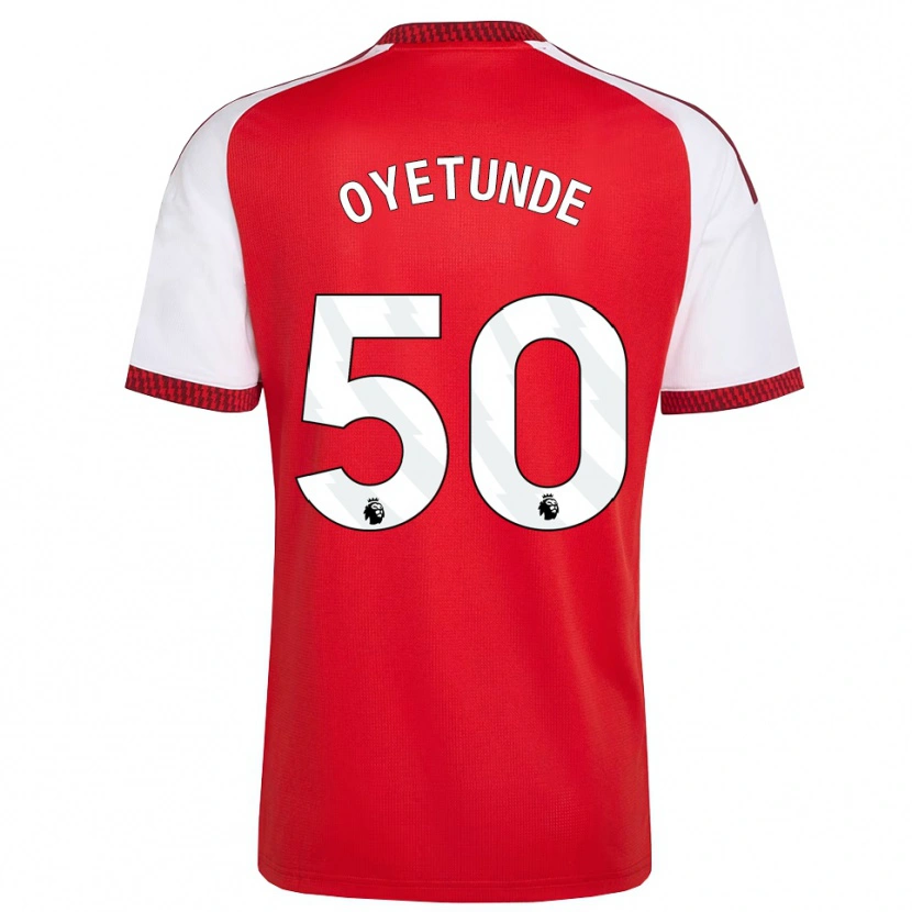 Danxen Kvinder Daniel Oyetunde #50 Rød Hvid Sort Hjemmebane Spillertrøjer 2026/27 Trøje T-Shirt