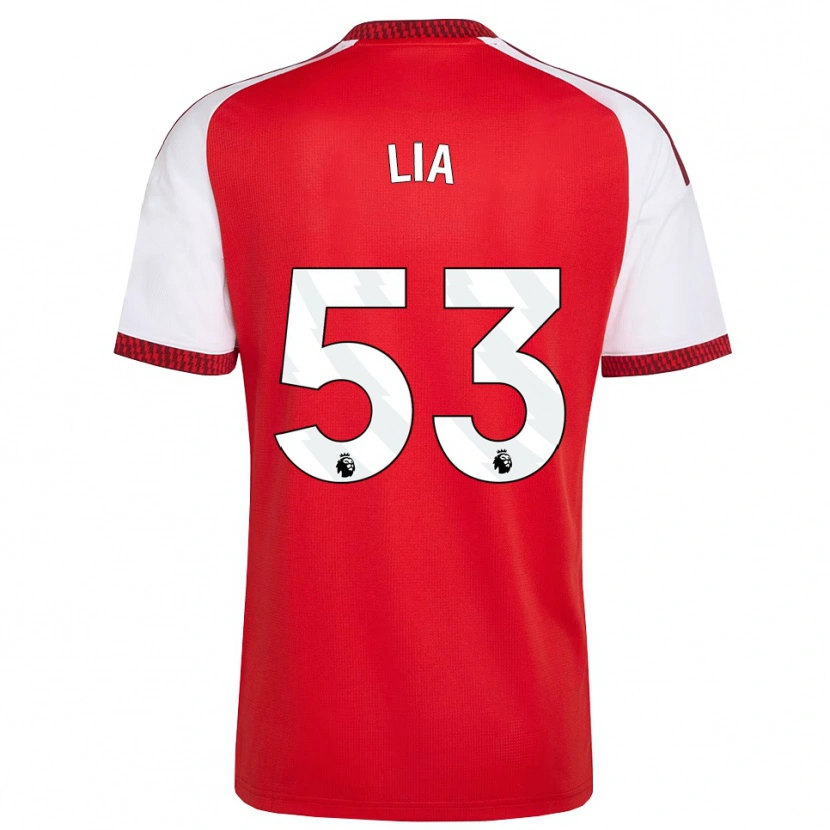 Danxen Kvinder Vivienne Lia #53 Rød Hvid Sort Hjemmebane Spillertrøjer 2026/27 Trøje T-Shirt