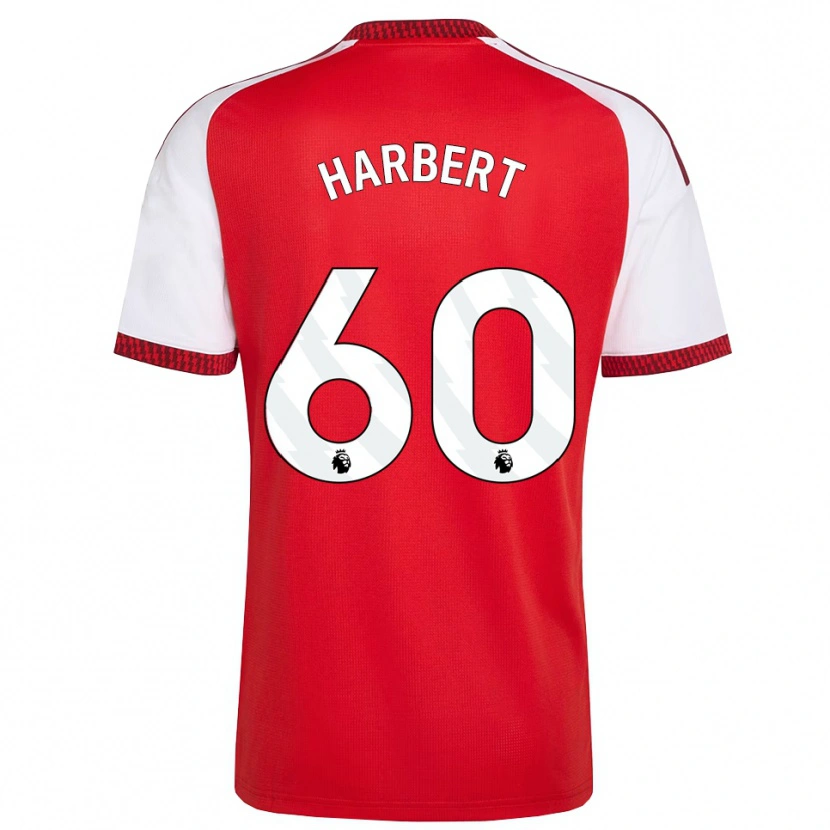 Danxen Kvinder Laila Harbert #60 Rød Hvid Sort Hjemmebane Spillertrøjer 2026/27 Trøje T-Shirt