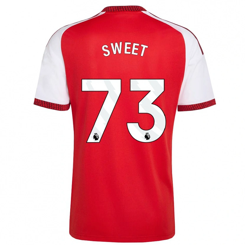 Danxen Kvinder James Sweet #73 Rød Hvid Sort Hjemmebane Spillertrøjer 2026/27 Trøje T-Shirt