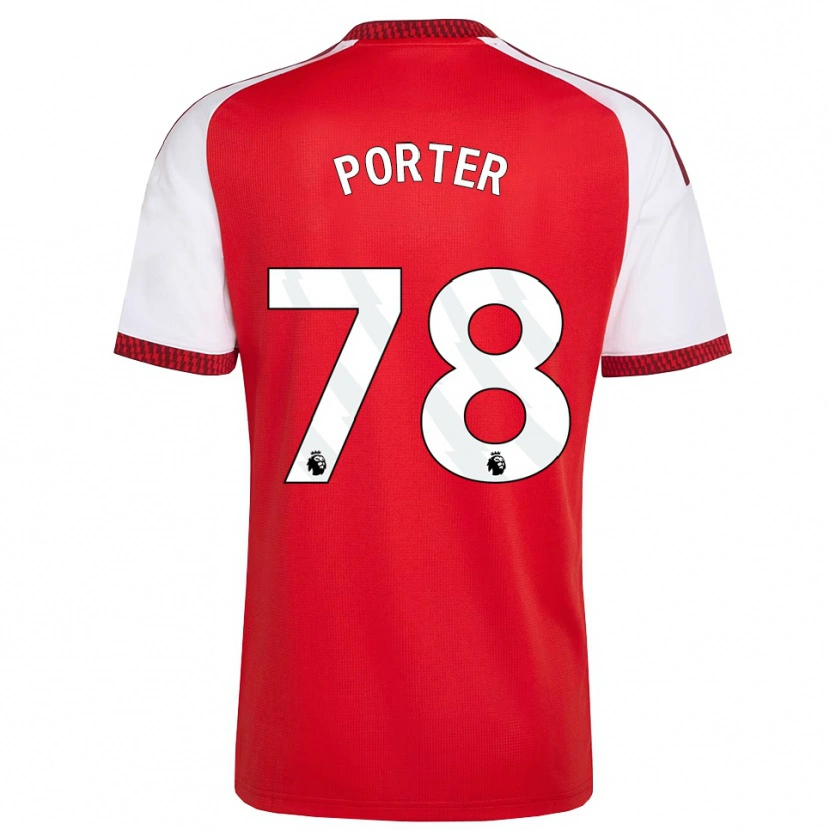 Danxen Kvinder Jack Porter #78 Rød Hvid Sort Hjemmebane Spillertrøjer 2026/27 Trøje T-Shirt