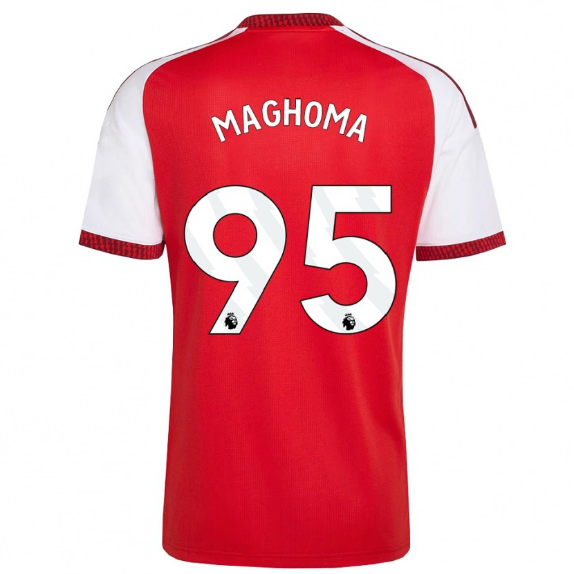 Danxen Kvinder Jaden Maghoma #95 Rød Hvid Sort Hjemmebane Spillertrøjer 2026/27 Trøje T-Shirt