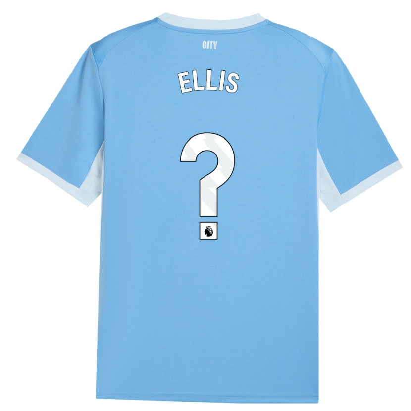 Danxen Kvinder Mason Ellis #0 Lyshimmelblå Hvid Hjemmebane Spillertrøjer 2026/27 Trøje T-Shirt