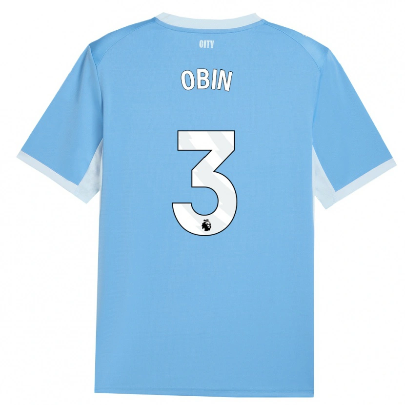 Danxen Kvinder Yohann Obin #3 Lyshimmelblå Hvid Hjemmebane Spillertrøjer 2026/27 Trøje T-Shirt