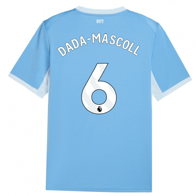 Danxen Kvinder Isaiah Dada-Mascoll #6 Lyshimmelblå Hvid Hjemmebane Spillertrøjer 2026/27 Trøje T-Shirt