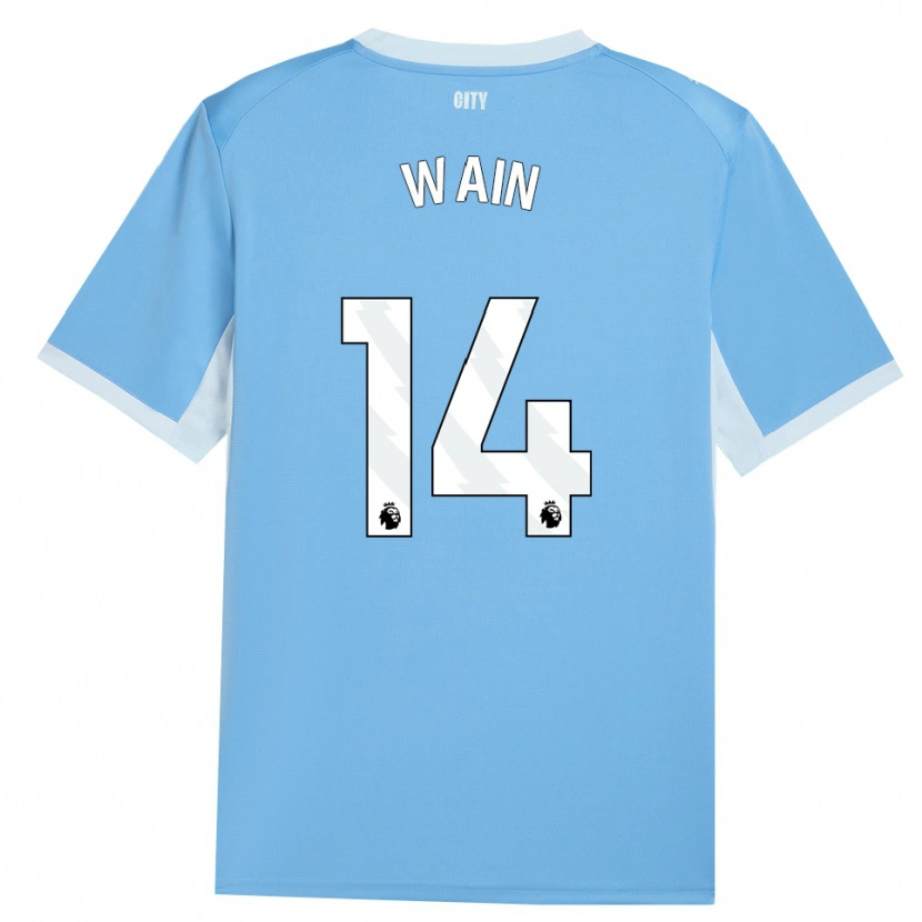 Danxen Kvinder Jake Wain #14 Lyshimmelblå Hvid Hjemmebane Spillertrøjer 2026/27 Trøje T-Shirt